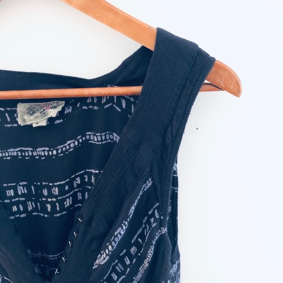 UO Ecote Romper Boho Blue Size Small - Picture 6 of 7